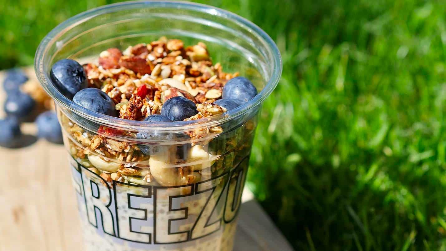 The Blueberry Blaster Power Pot (Overnight oats)